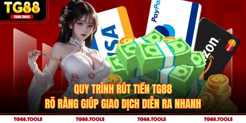  Quy trình rút tiền TG88 rõ ràng giúp giao dịch diễn ra nhanh